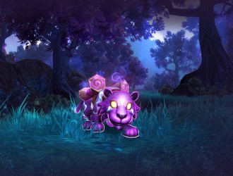 Leuchtpfötchen in World of Warcraft bg